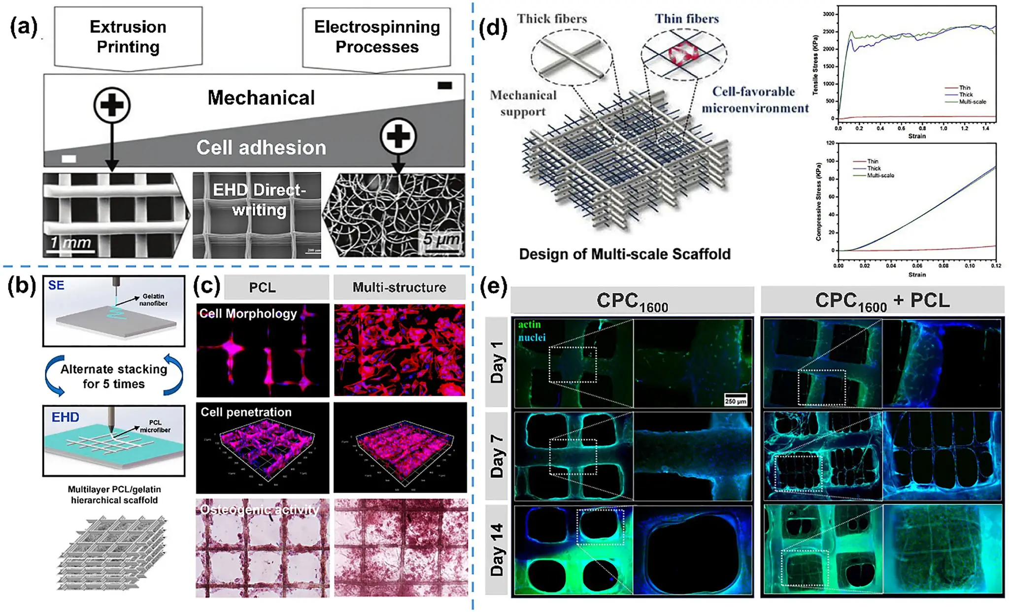 图11:同步共打印的多材料协同结构