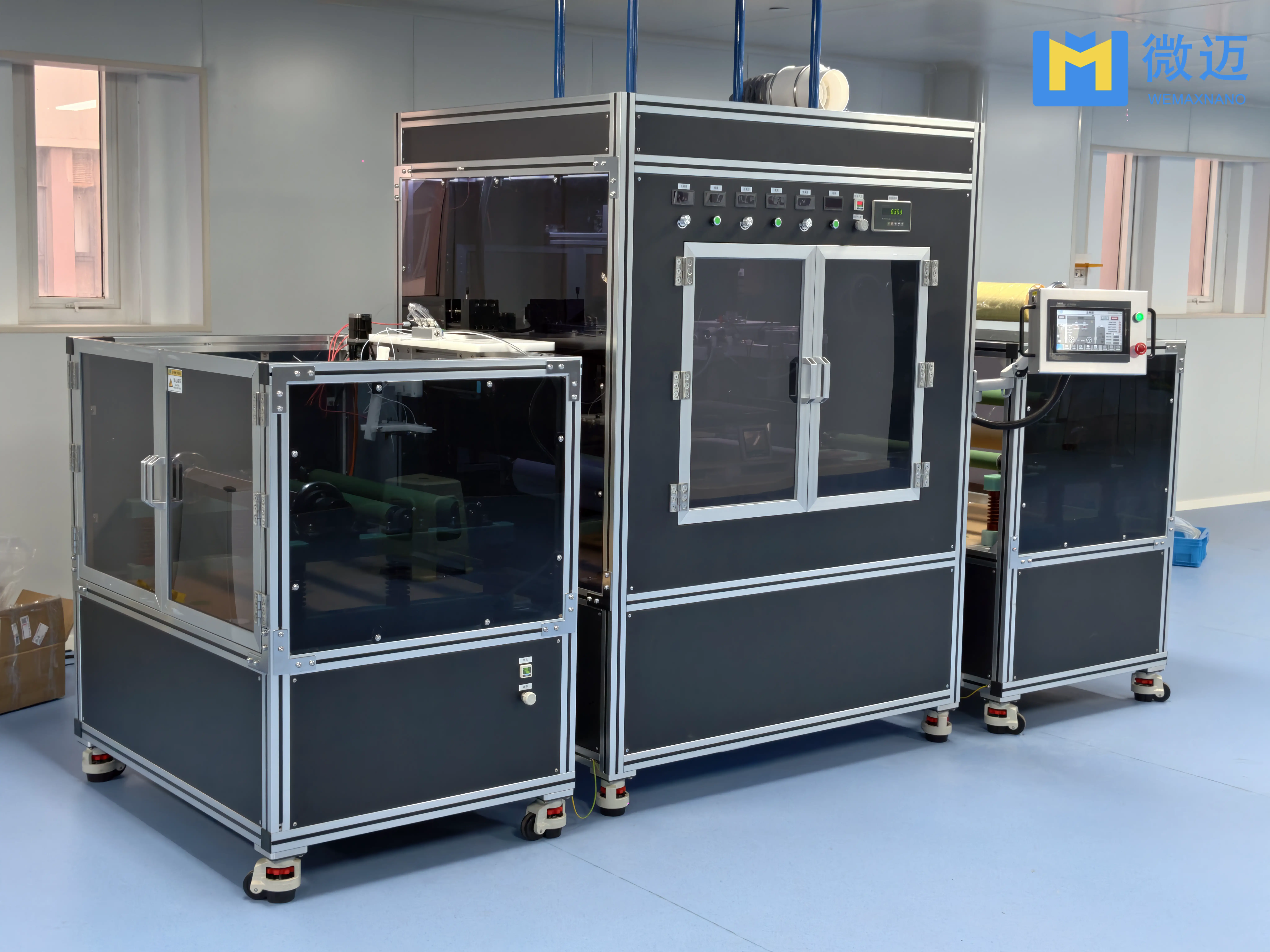 静电纺丝静电喷雾量产设备-佛山微迈