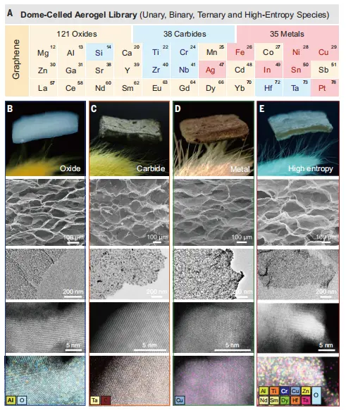 图2:成分多样性与微观结构