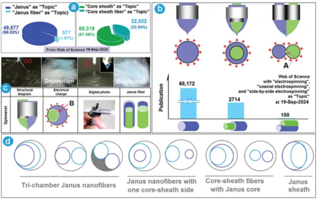静电纺丝设备微迈-并排静电纺丝和 Janus 纳米纤维的现状、历史和前景2