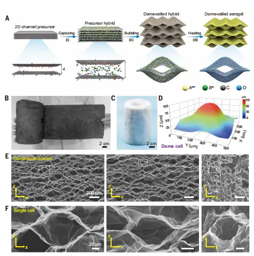 图1:制备策略与穹顶结构